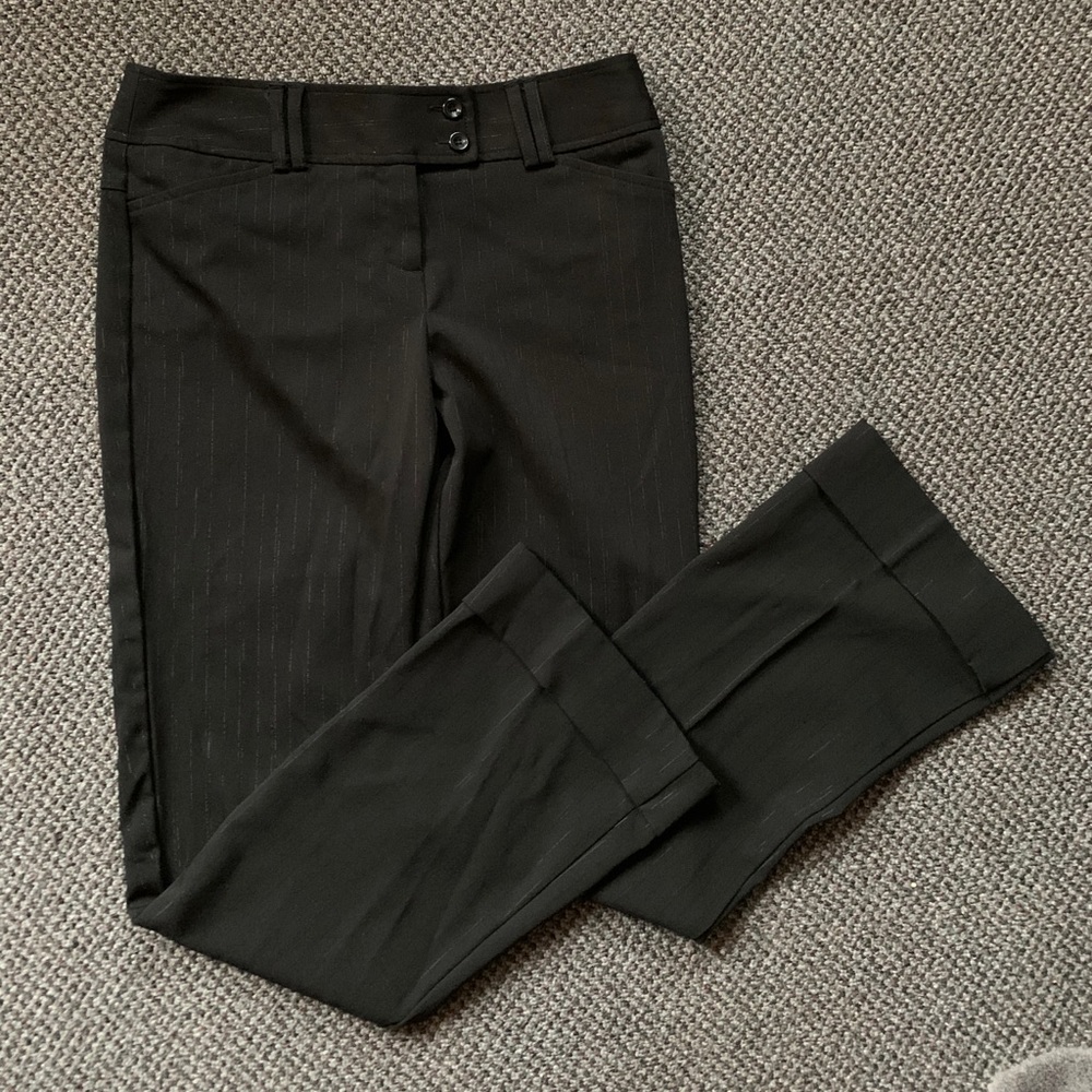 Black and Silver Dress Pamts